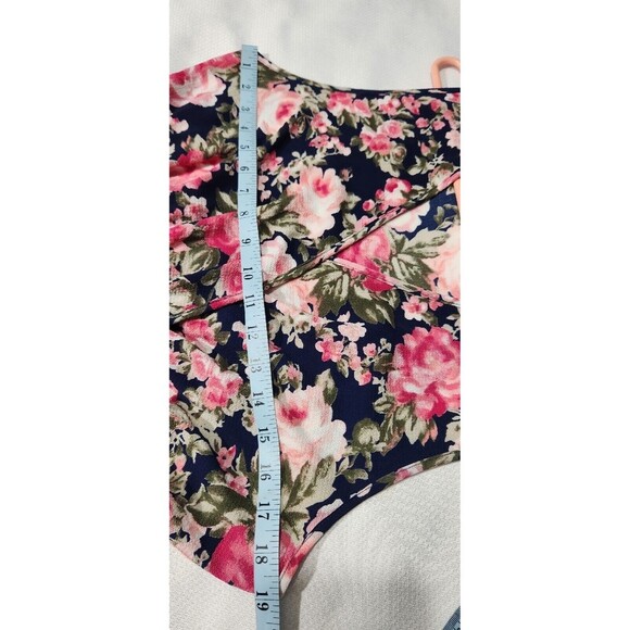KTOO Women Maxi Dress Over Shorts Floral Size Large Lightweight Romper. New - Picture 5 of 12